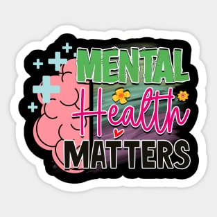 Mind Matters: Spread Positivity and Self-Care Awareness Sticker